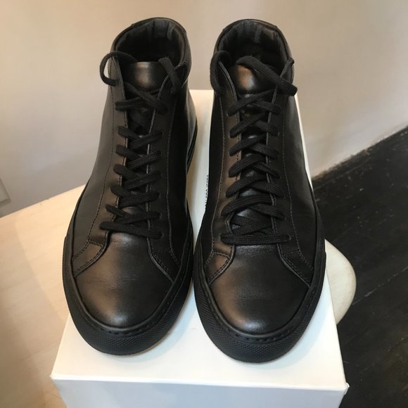 Common Projects -- Achilles Mid -- Original Black - Picture 3 of 7